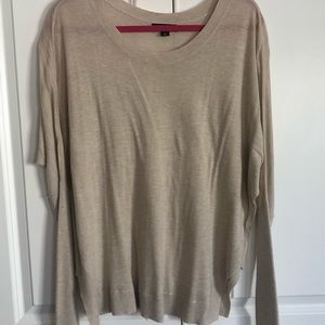 Tan oversized sweater